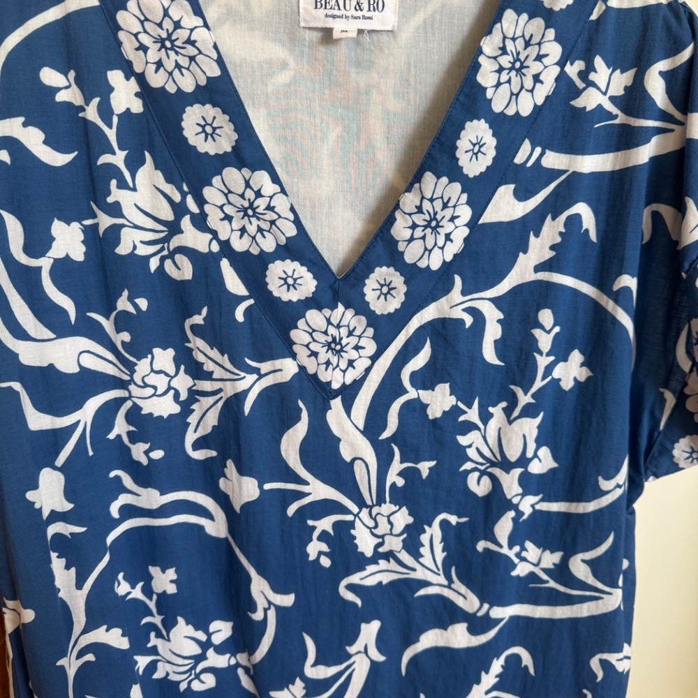 Beau & Ro blue dress, size medium - Picture 2 of 5